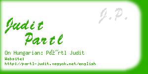 judit partl business card